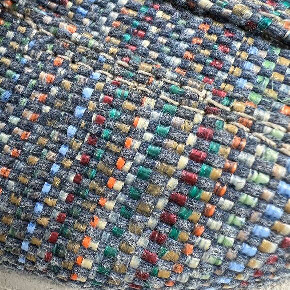 Dansko Brandi Madras Blue Textured Canvas Sneaker Size Euro 39/US 8.5-9 - Picture 3 of 12